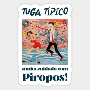 tuga tipico em apuros, humor portugues v2 Sticker